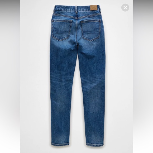 American eagle mom jeans Classic Blue Denim Jeans sz 8 - Picture 1 of 13